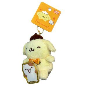 SANRIO Mascot Holder Nico Nico Cheering Series Pompompurin Japan